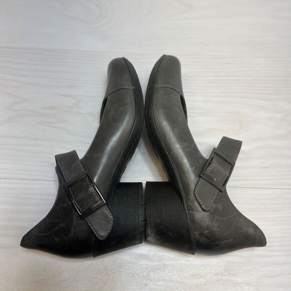 Dansko Roxanne Mary Jane Pumps Shoes Black Leather EU 39 US 8.5-9 - Picture 2 of 10